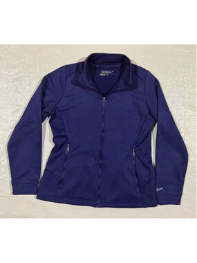 Nike Golf Therma-FIT Full Zip Jacket Purple Fleece Performance Women M Sporty